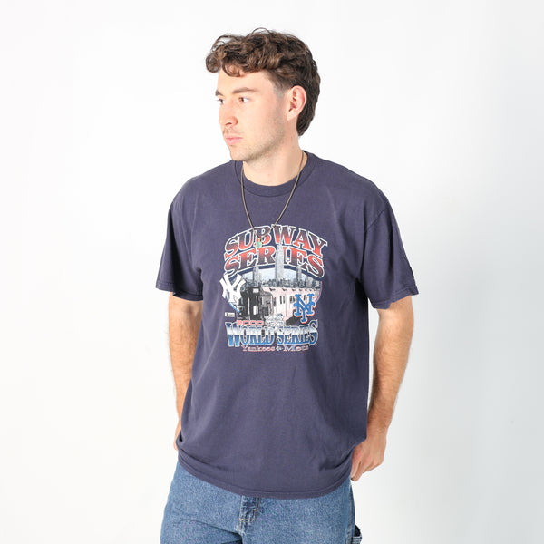 Navy Blue y2ks Puma T-Shirt (XL)